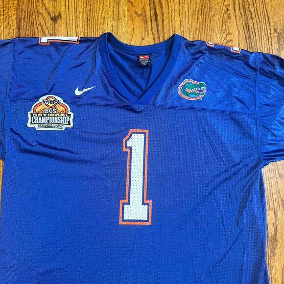 Nike Blue Football Jersey - Picture 2 of 11